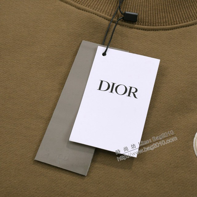 Dior專櫃迪奧2023FW新款刺繡拉絨衛衣 男女同款 tzy3041